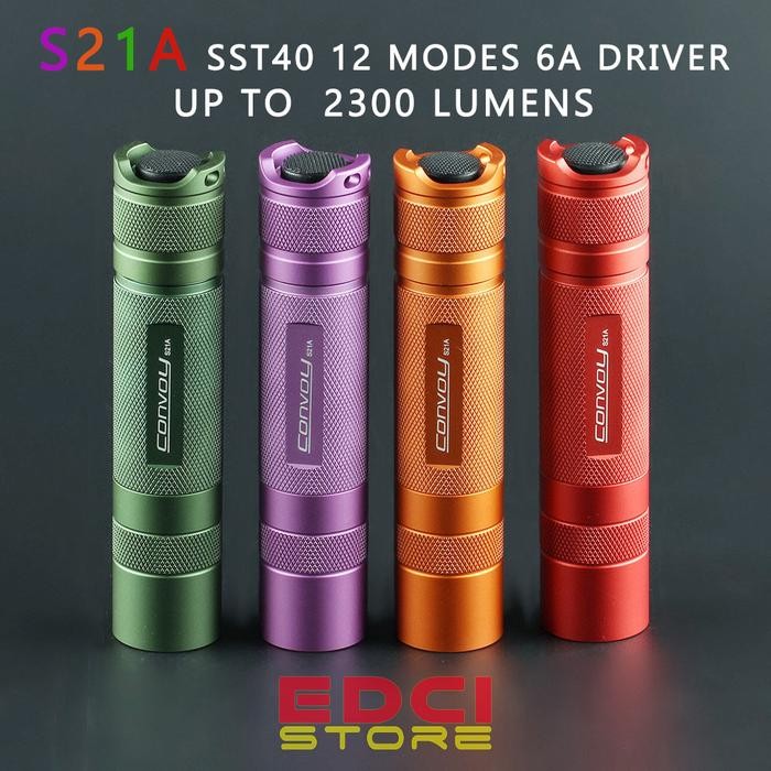 Senter Convoy S21A SST-40 6A Driver 2300 Lumens