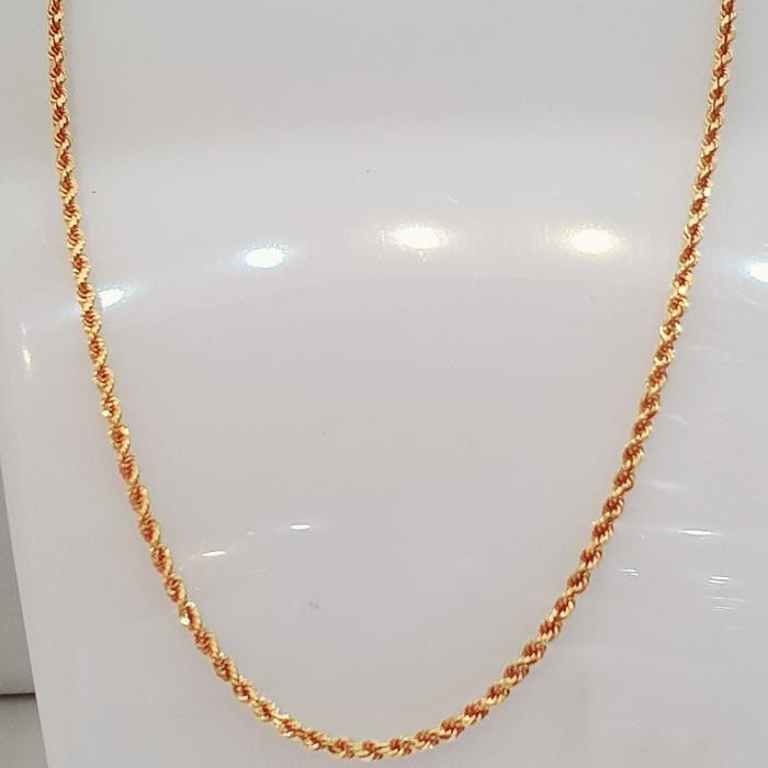 PREMIUM kalung tambang mas asli kadar 700 gold 2001
