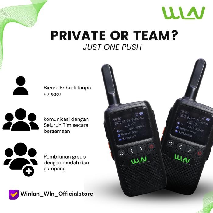 HT WINLAN WLN W-208 / HT POC SIM CARD / HT GSM 4G