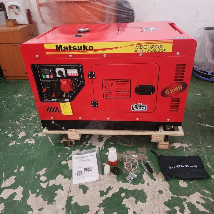 GENSET SILENT 15 KVA 12000 WATT HEAVY DUTY INFINITE