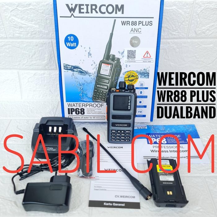 HT WEIRCOM WR88 PLUS 10 WATT DUALBAND WATERPROOF WEIRCOM WR 88 PLUS