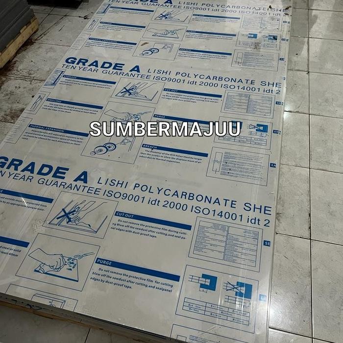 PREMIUM Polikarbonat Lembaran / Polycarbonate Sheet 3MM
