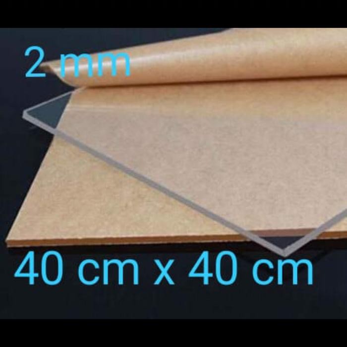 PREMIUM Akrilik lembaran 40 x 40 2 mm
