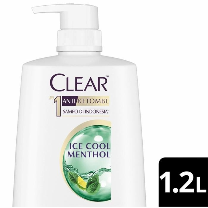 SHAMPOO CLEAR ICE COOL MENTOL ANTI KETOMBE 680 ML