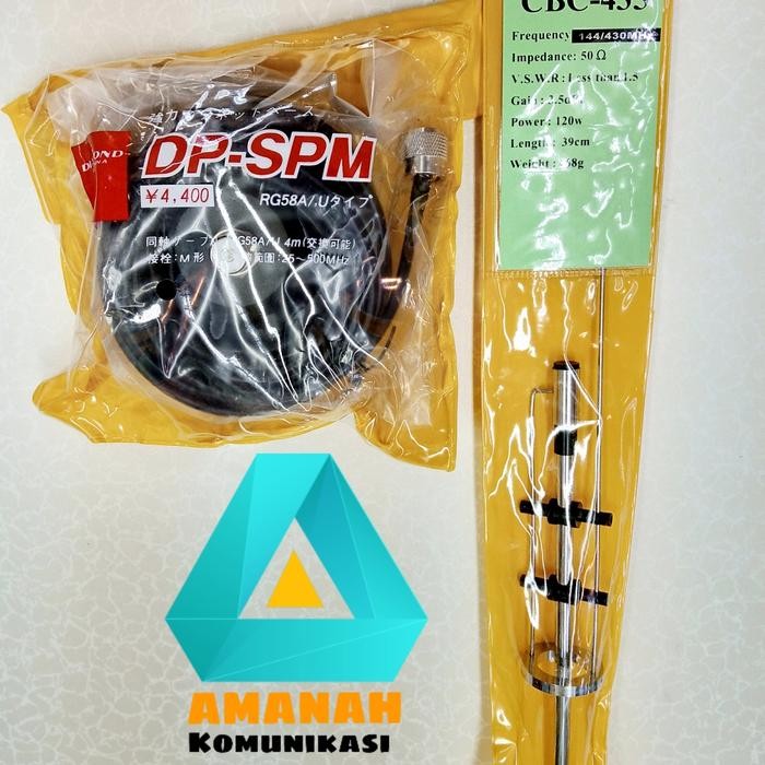 PAKET ANTENA RADIO RIG MOBIL DUAL BAND MAHNIT