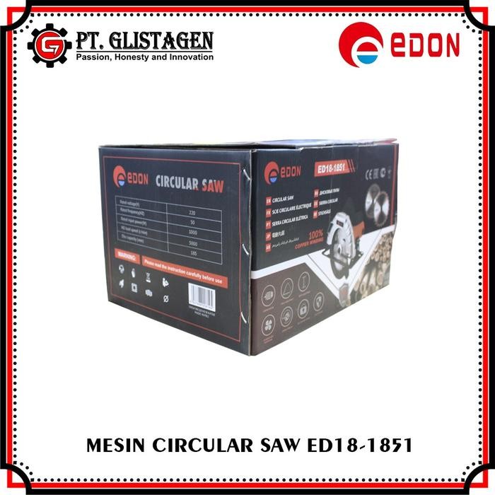 Sale Mesin Circular Saw Gergaji Potong Kayu Gergaji Listrik Circle 7" Edon