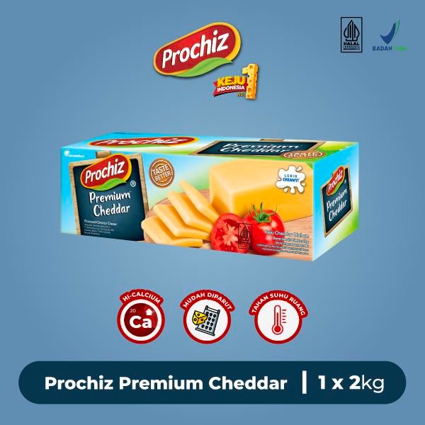 

BARANG TERLARIS Keju PROCHIZ Cheddar 2 kg