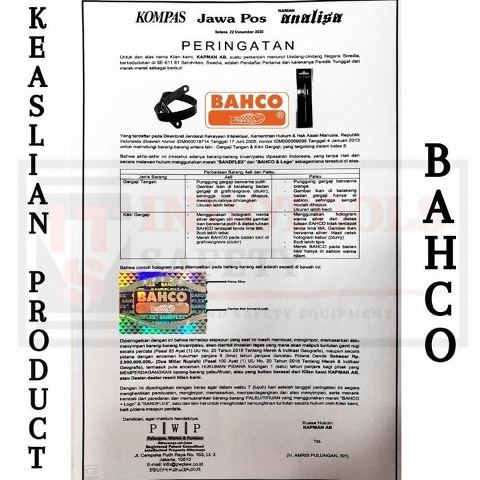 Mata Gergaji Mesin Sandflex 16Inch 10Tpi Original 100% Hologram Silver