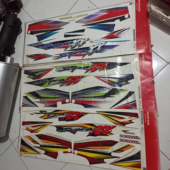 Striping Stiker Lis Honda Supra 110 Xx V Ori Original
