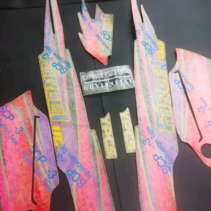 Striping Stiker Sticker Lis Yamaha Force1 Force 1 1993 1994 Ori Nos 3M