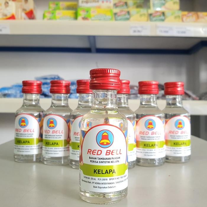 

Ready JT Redbell Kelapa 30Ml / Red Bell Essence Kelapa 30Ml / Coconut Essence