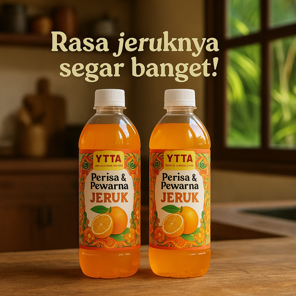 

[600ml] Perisa & Pewarna Jeruk – Rasanya Nyegerin, Warnanya Ngejreng!
