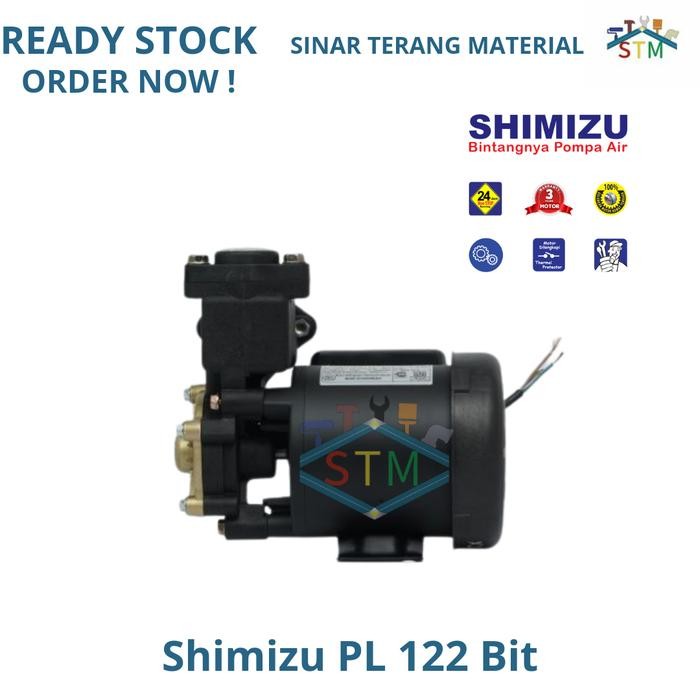 POMPA AIR SHIMIZU PL 122 BIT / POMPA AIR NON OTOMATIS / POMPA SHIMIZU