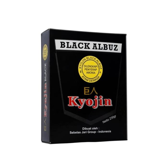 KYOJIN BLACK ALBUZ(REPACK 115gr)PAKAN AYAM RAKSASA DEWASA PENYERAPAN AMONIA