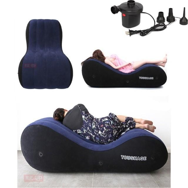 Portable Inflatable Sex Sofa Air Sofa Angin Dengan Pompa For Kamasutra