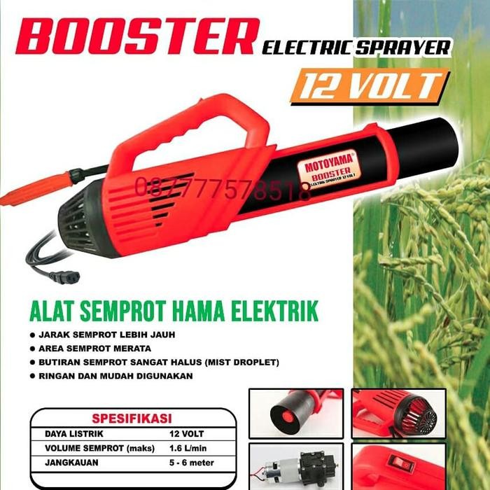 Booster Electric Sprayer Motoyama / Alat Semprot Hama Elektrik Terlaris