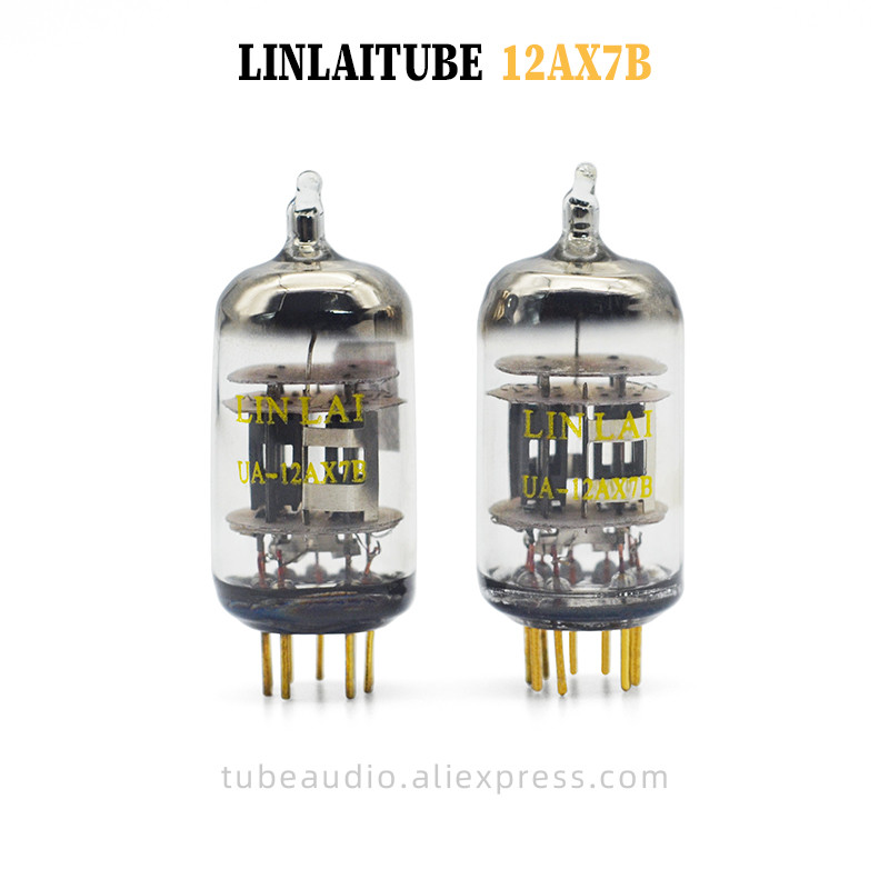 Linlai Tube Ua-12Ax7B Replaces Shuguang Golden Lion /12Ax7/Ecc83 Tube Original Matching For Preamp