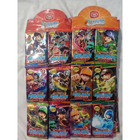 kartu foil trading card boboiboy DG / mainan kartu / mainan anak murah