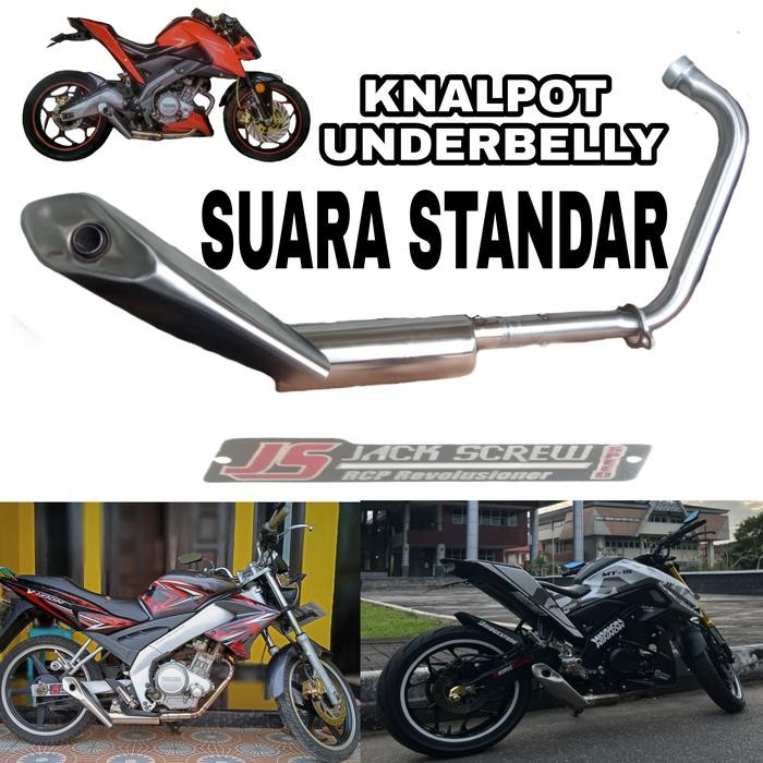 Knalpot Underbelly Yamaha Xabre Suara Standar/Halus