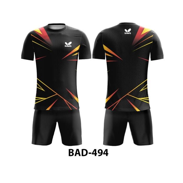 Promo Jersey Setelan Tenis Meja Pingpong Dry Fit Printing Custom Bad494