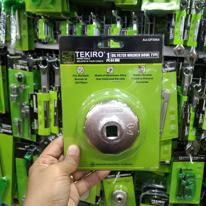 TEKIRO KUNCI FILTER OLI 64 MM UNTUK MOBIL AVANZA CRV LAMA DAN CITY