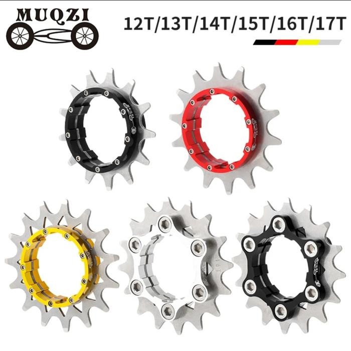 Muqzi Cog Single Speed Adaptor Gear Single Speed Sepeda Bmx Fixie Mtb #Gratisongkir