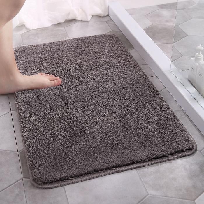 bathroom mat keset kaki kamar mandi, keset kamar tidur anti slip dan tebal Anti-slip Anti-slip