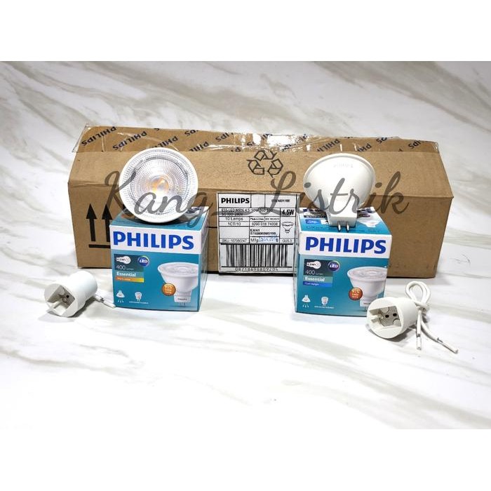Lampu Philips Essential MR16 LED 4.5Watt 220VAC 36D / MR16 Philips