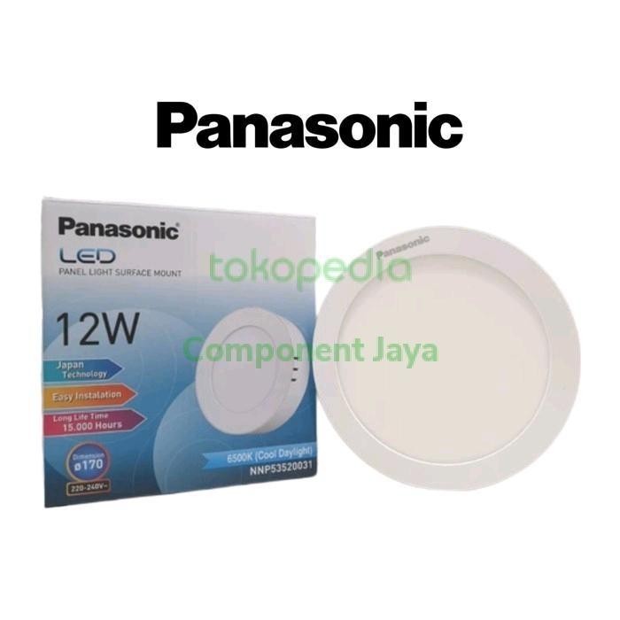 Lampu Downlight Led panel Panasonic 12W 12 watt Outbow OB Tempel