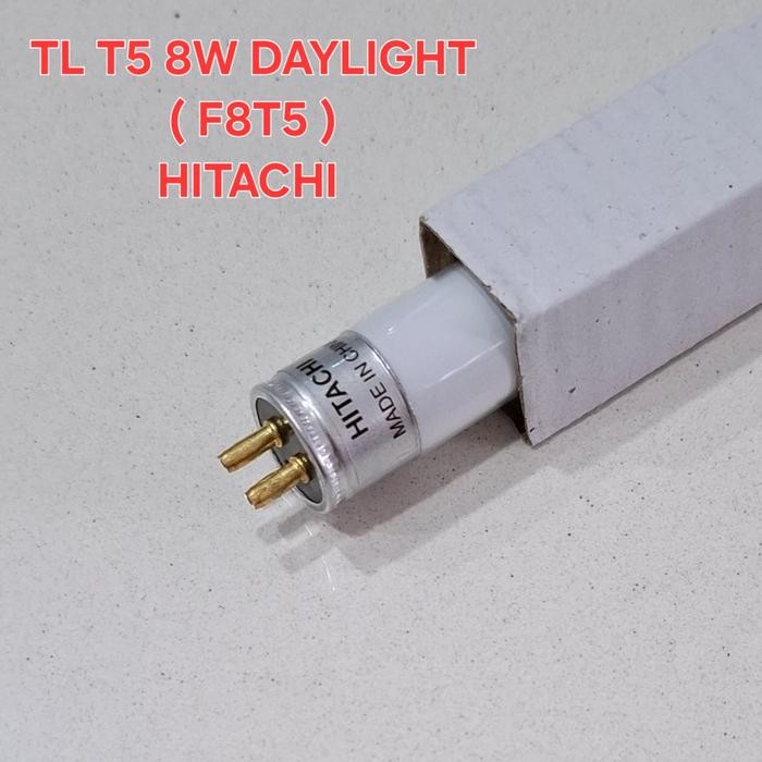 TL 8W ( F8T5D ) DAYLIGHT / PUTIH. Kwalitas setara HITACHI JAPAN
