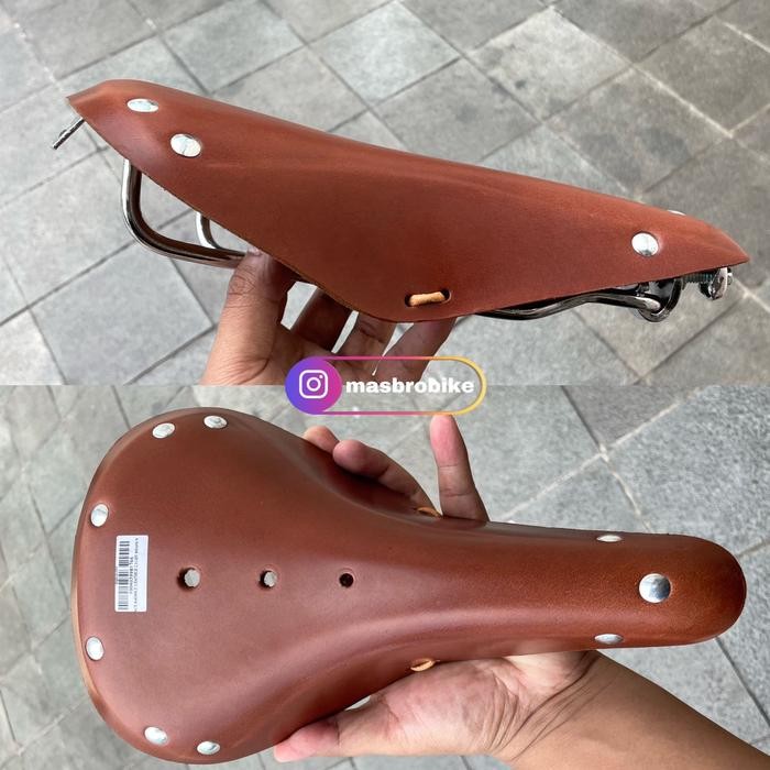sadel aceoffix kulit saddle kulit original aceoffix coklat hitam