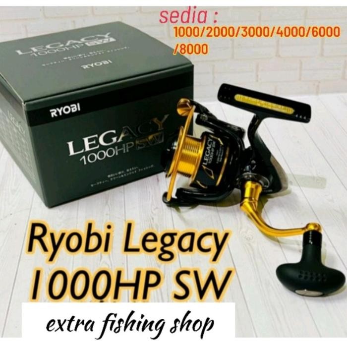 Reel Ryobi Legacy Sw 1000,2000,3000,4000,6000,8000 Saltwater