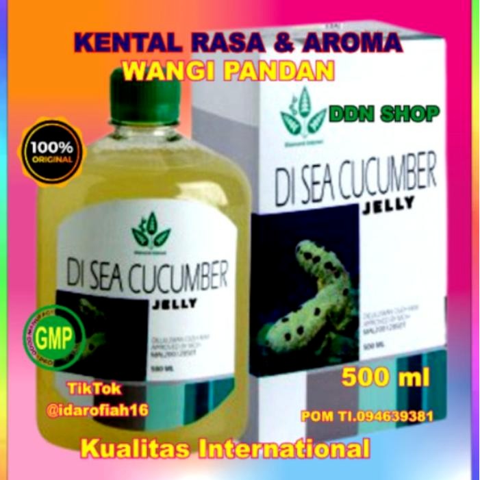 Sea Cucumber Jelly Gamat Diamond Interest Murni Kental Enak Rasa 500 ml Exp.JUNI 2027.