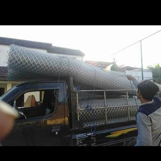 PREMIUM kawat pagar harmonika galvanis 1,6 mm/2 cm untuk pagar taman,rumah