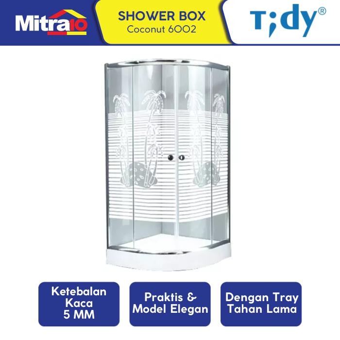 PREMIUM TIDY QUARTER ROUND WITH TRAY SHOWER CABIN (KUBIKAL SHOWER)
