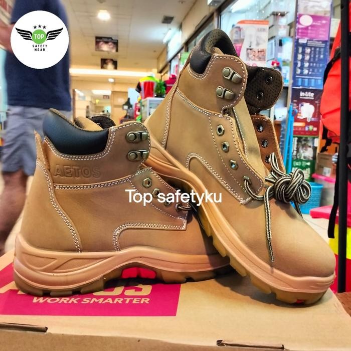 SEPATU SAFETY AETOS TUNGSTEN WHEAT / SAFETY SHOES AETOS - ORIGINAL