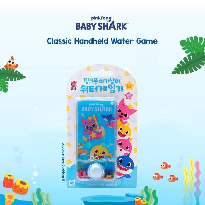 Pinkfong Baby Shark Classic Handheld Water Game / Mainan Air