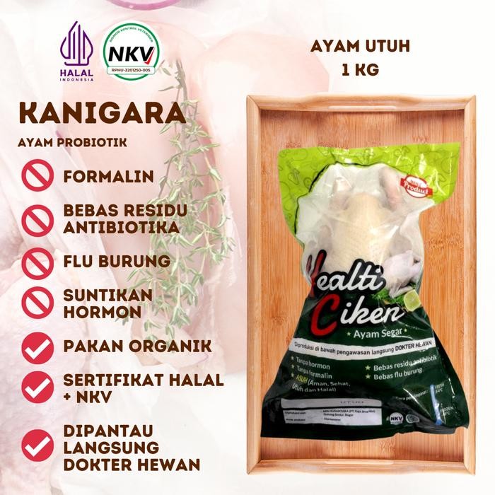 

HEALTI CIKEN AYAM KARKAS UTUH HALAL HEALTHY CHICKEN 0,9-1KG