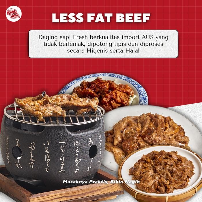 

PAKET LESS FAT 4 NEGARA Daging Sapi Slice BBQ Marinasi Bumbu Halal
