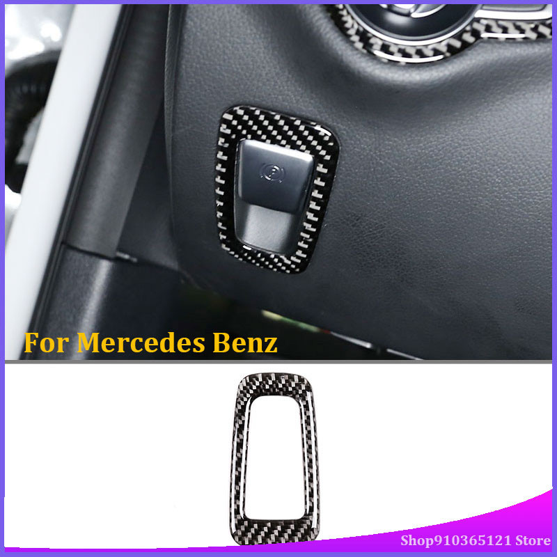 for Mercedes Benz W205 C Class C180 C200 C300 GLC Accessories Carbon