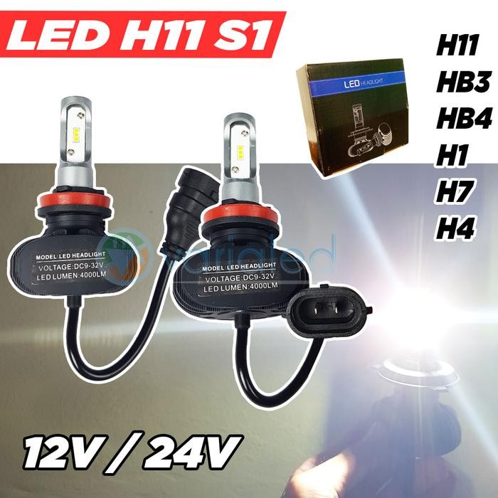 Led Headlamp Foglamp Mobil H11 H4 Hb3 Hb4 H7 H1 S1 Csp Original 12V/24