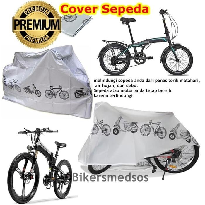 Ready- Cover Sepeda / Selimut Sepeda / Mantel Sepeda Anti Air Dan Panas Debu