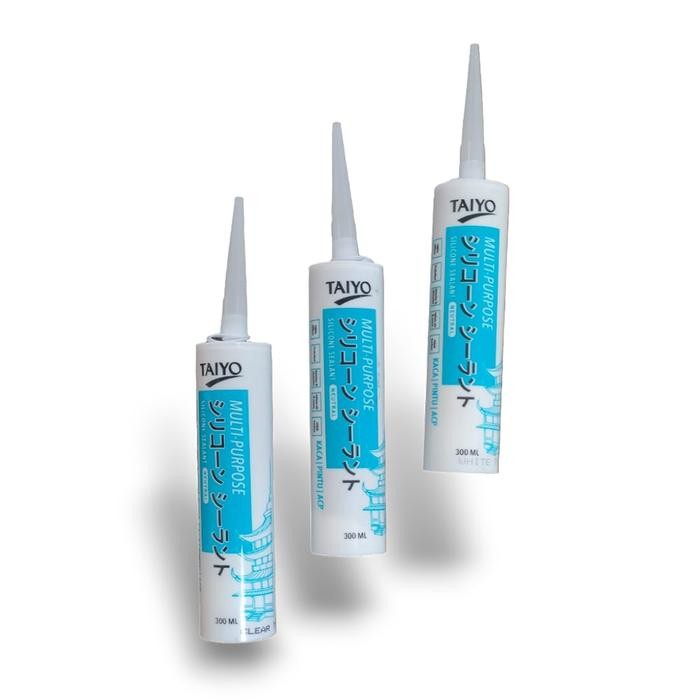 TAIYO SILICONE NEUTRAL / SEALANT NETRAL LEM KACA NON ASAM