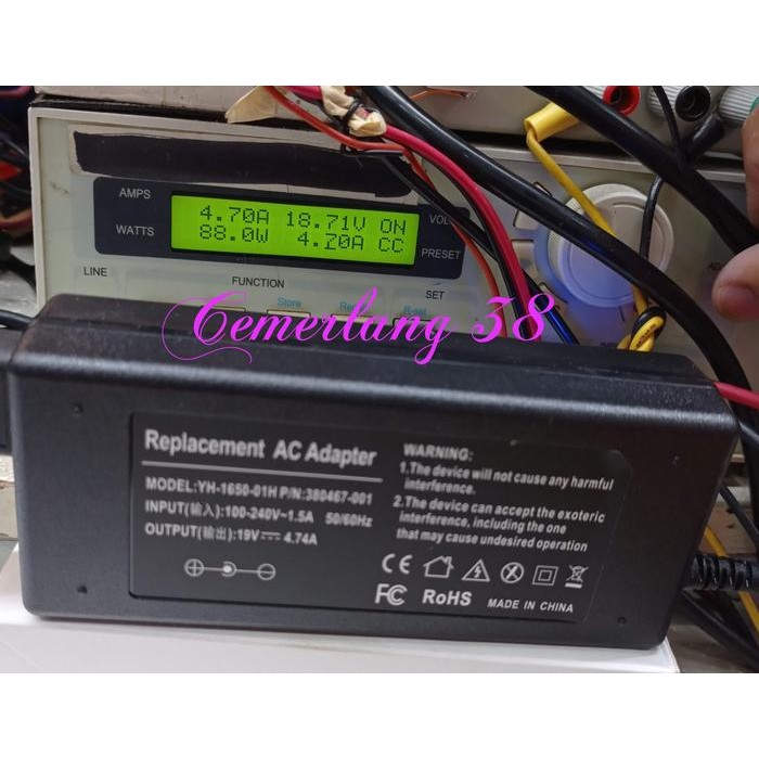SWITCHING ADAPTOR 19V 4,74A ADAPTOR 19 VOLT 4.74 AMPERE