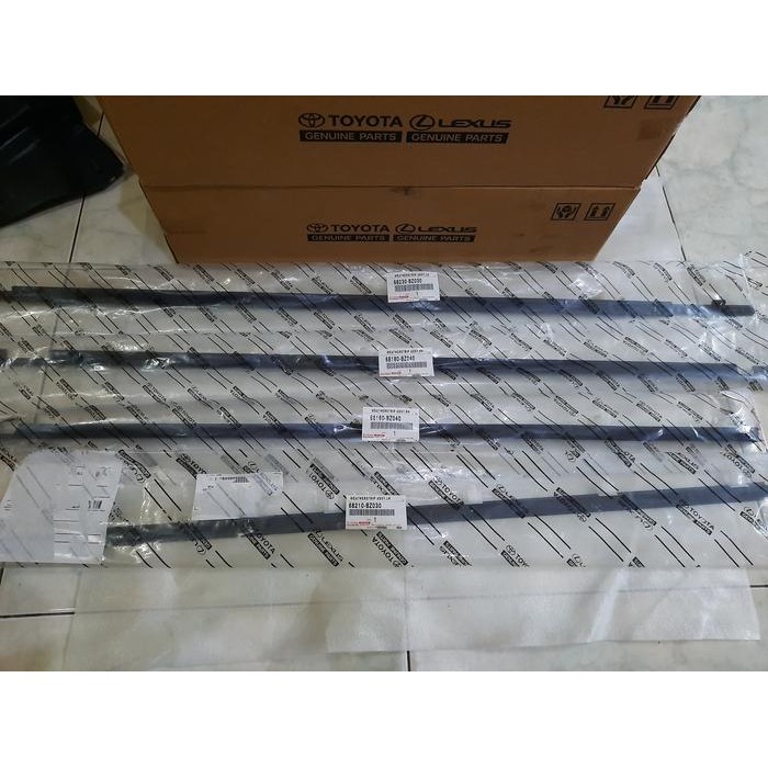 PELIPIT KARET KACA PINTU DALAM AVANZA XENIA 2012 2013 2014 2015 ORI
