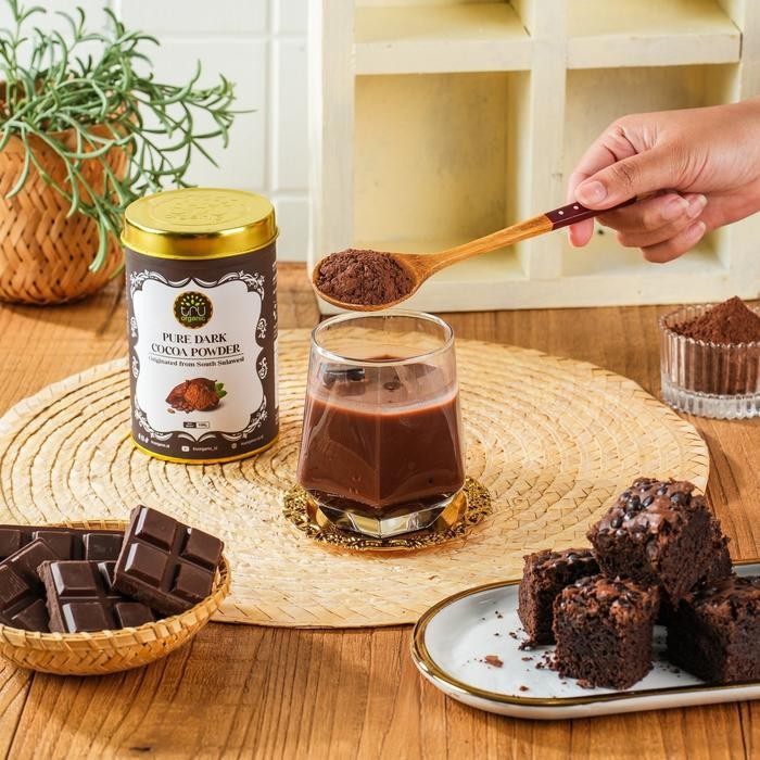 

TruOrganic Pure Dark Cocoa Powder South Sulawesi 100gr Bubuk Cokelat Premium Chocolate Baking Tru