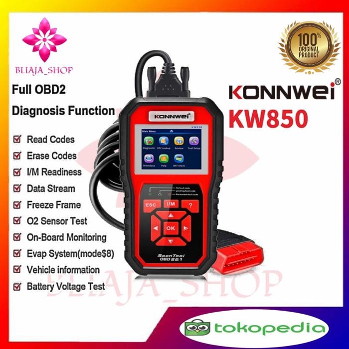 Konnwei Kw850 - Obd2 Multilingual Function Auto Diagnostic Tool Code