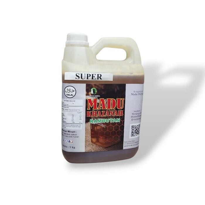 

Madu Rambutan Super Premium Khafi/Khazanah Netto 5kg