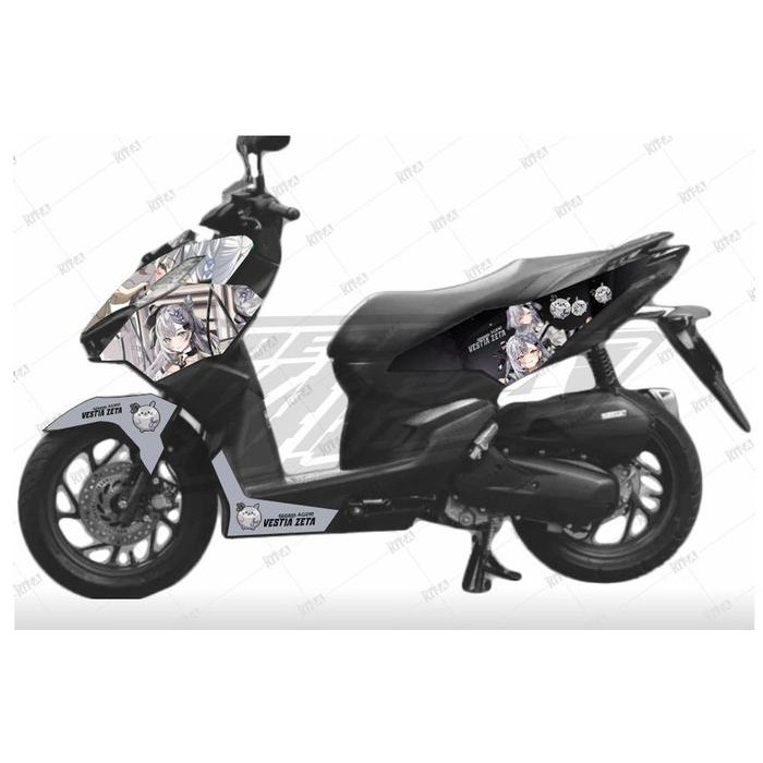 Sticker Decal New Vario 160 Design Costum Motif Anime D-Q7-043 Q7-054