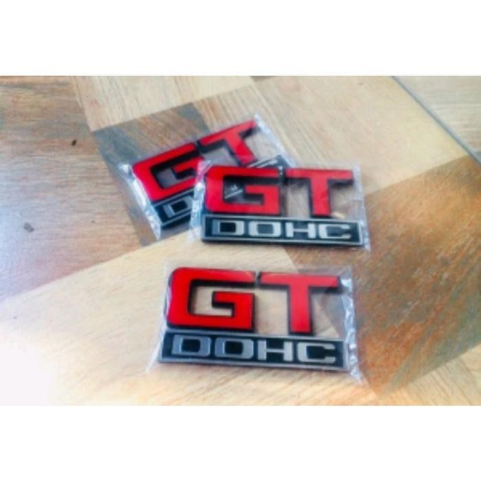 EMBLEM BAGASI GT DOHC COROLLA DX HAND MADE